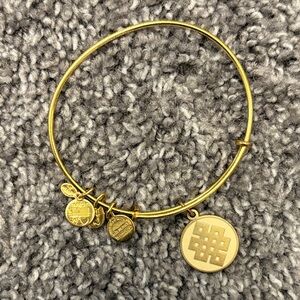 Alex and Ani Gold Charm Bracelet
